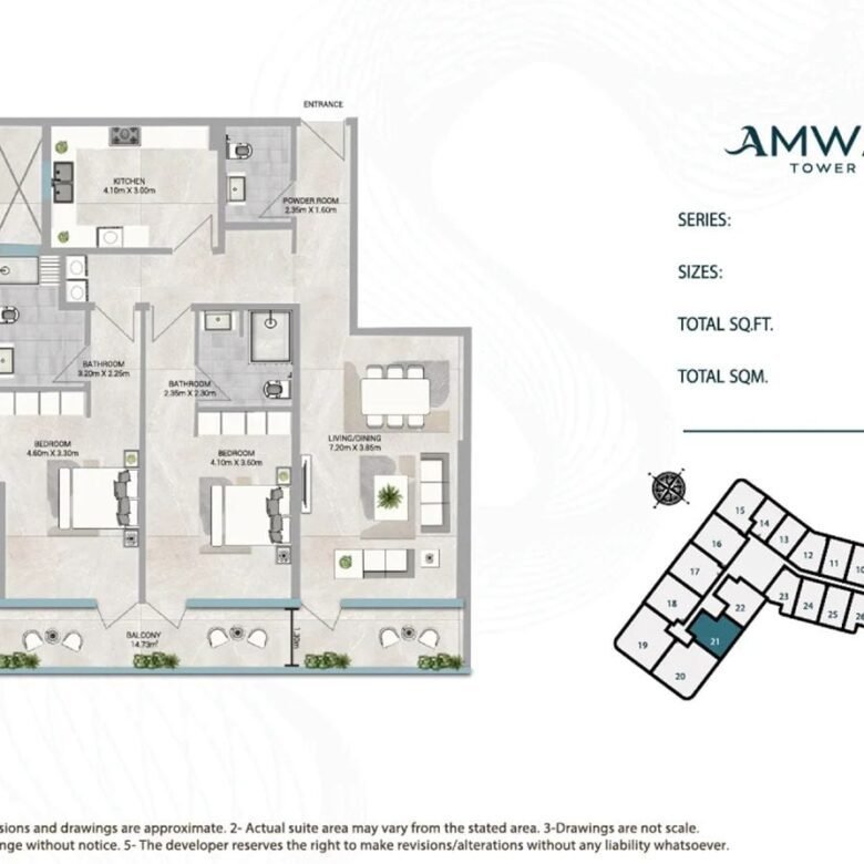 2BR Apartment for Sale in Amwaj Residence, Ajman – photo 2