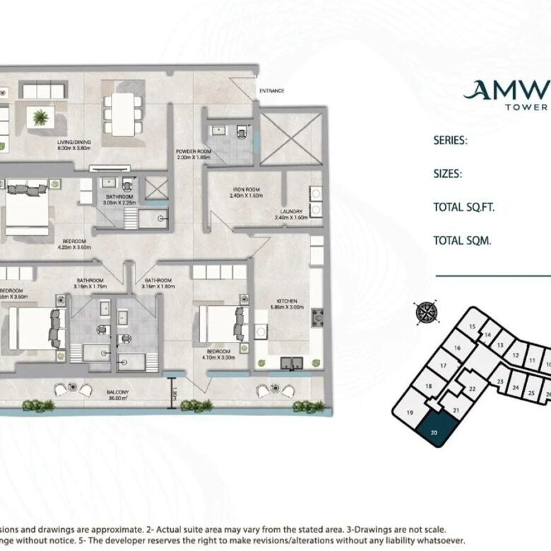 3BR Apartment for Sale in Amwaj Residence, Ajman – photo 2